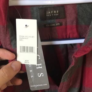 Jach’s Buffalo Plaid work shirt Rust L